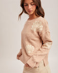 The Maren Seashell Pullover Sweater