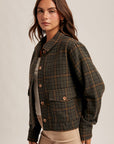 The Margot Plaid Crop Jacket