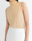 The Marian Sleeveless Turtleneck Top