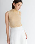 The Marian Sleeveless Turtleneck Top