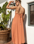 The Marianna Tie Back Maxi Dress