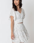 The Maribella Cropped Top + Mini Skirt Set - Sold Separately