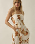 The Marisol Seashell Wide Leg Jumpsuit