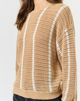The Mazzy Stripe Sweater Top