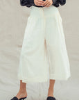 The Marta Linen Cropped Pants