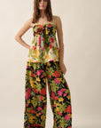 The Meadow Floral Convertible Top + Pant Set - Sold Separately