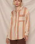 The Merrin Striped Button Down Shirt