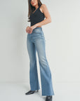 The Mia Straight Bootcut Jeans
