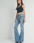 The Mia Straight Bootcut Jeans