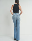 The Mia Straight Bootcut Jeans