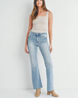 The Mia Straight Bootcut Jeans