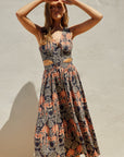 The Skyler Hibiscus Cut Out Dress