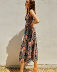 The Skyler Hibiscus Cut Out Dress