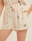 The Mindy Floral Top + Shorts Set - Sold Separately