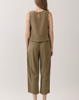 The Mona Olive Top + Pant Set - Sold Separately