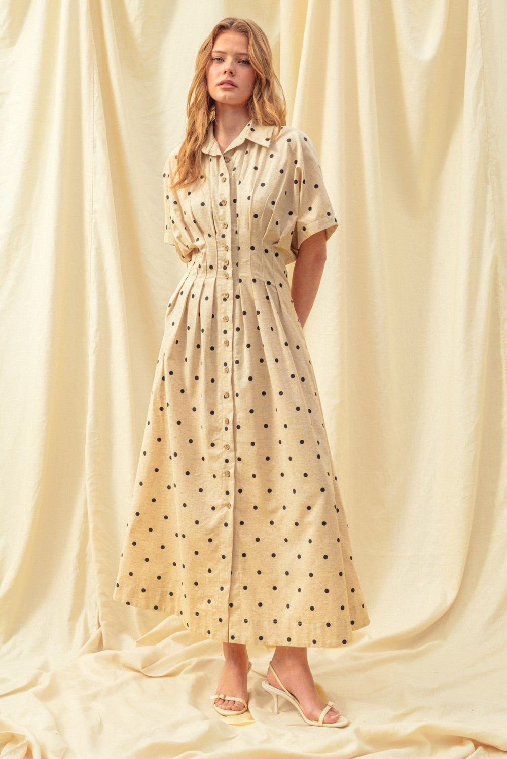 monet dress CHOCOLATE  ARCINA ORI on ties for a perfect custom silhouette Madame Monet - Pistachio