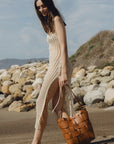 The Mya Saddle Vegan Tote