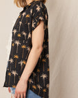 The Dysis Palm Tree Button Down Shirt