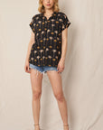 The Dysis Palm Tree Button Down Shirt