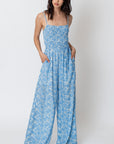 The Irene Floral Jumpsuit