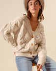 The Lana Textured Cardigan