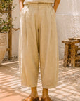 The Tova Beige Top + Pant Set - Sold Separately