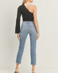 The Paityn Comfort Skinny Straight Jeans by Just Black Denim