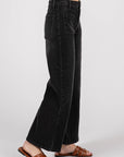 The Paola Black Sailor Front Patch Pocket Jeans