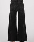 The Paola Black Sailor Front Patch Pocket Jeans