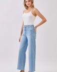 The Paola Light Denim Sailor Front Patch Pocket Jeans