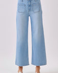 The Paola Light Denim Sailor Front Patch Pocket Jeans