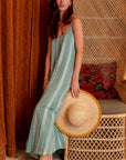 The Pasha Striped Maxi Dress