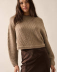 The Pippa Pointelle Dolman Sweater