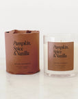 The Pumpkin, Spice & Vanilla Candle by Heirloomed Collection