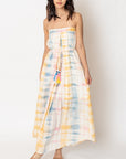 The Rainbow Tie-Dye Tube Maxi Dress