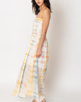 The Rainbow Tie-Dye Tube Maxi Dress