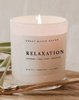 The Relaxation Soy Candle by Sweet Water Decor