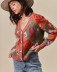 The Renee Vintage Floral Cardigan