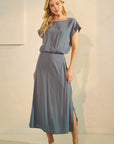 The Renee Back Tie Top + Maxi Skirt Set - Sold Separately