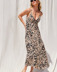 The Rhonda Abstract Maxi Dress