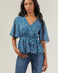 The Riley Peplum Blouse