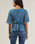 The Riley Peplum Blouse