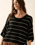 The Romy Striped Boatneck Top