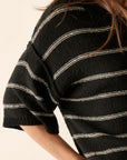 The Romy Striped Boatneck Top