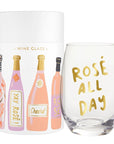 The Rosé All Day Boxed Wine Glass