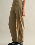 The Rowan Pleated Barrel Pants