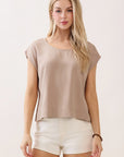The Rumi Sand Top + Pant Set - Sold Separately