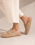 The Nico Oat Vegan Suede Loafer