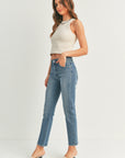 The Paityn Comfort Skinny Straight Jeans by Just Black Denim