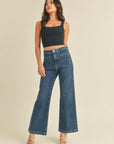 The Raley Patch Pocket Wide Leg Jeans